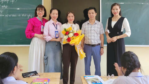 Chào mừng 20/10- Hội giảng sôi nổi và tinh thần đoàn kết, sáng tạo, chia sẻ chuyên môn của Tổ Xã hội